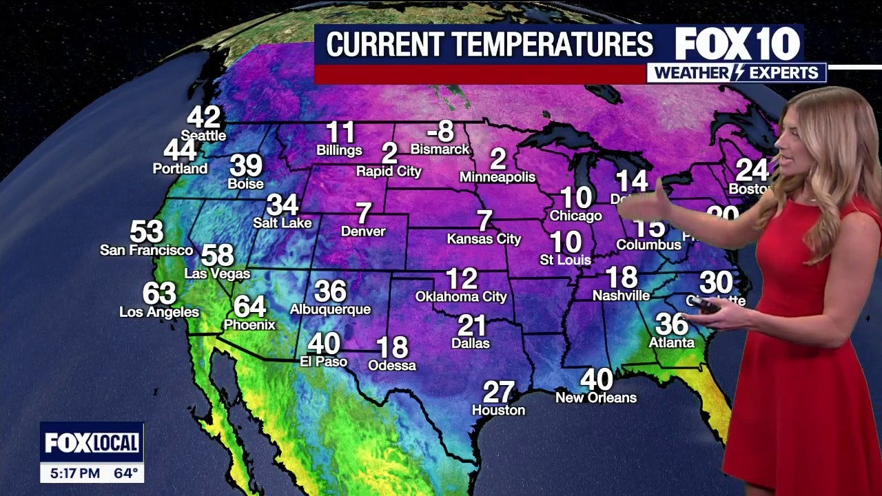 Arizona weather forecast: Arizona to stay dry as temperatures climb toward the upper 70s