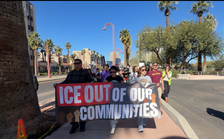 'ICE out of Arizona': Protests escalate after federal agents raid Phoenix sports bars