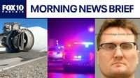 Cement mixer crash shuts down Valley freeway; brothers involved in deadly stabbing l Morning News Brief