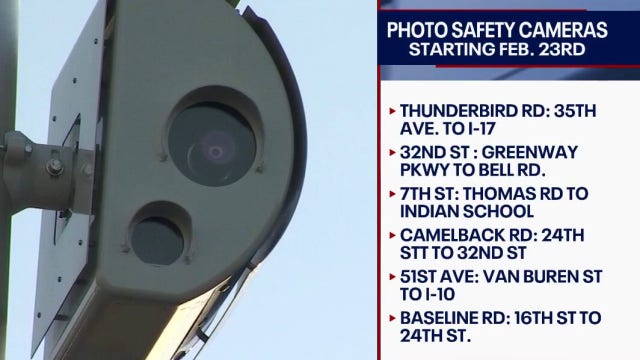 Phoenix to deploy 17 photo safety cameras; school zones a primary focus