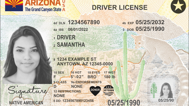 'Native American' option now available for Arizona state IDs