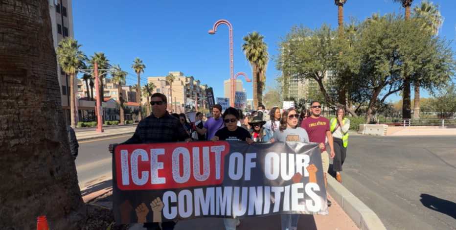 'ICE out of Arizona': Protests escalate after federal agents raid Phoenix sports bars