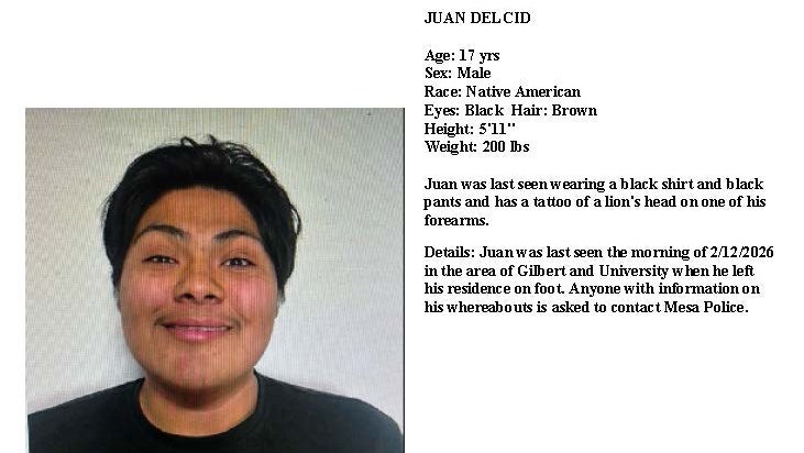 Arizona missing persons cases - 2026