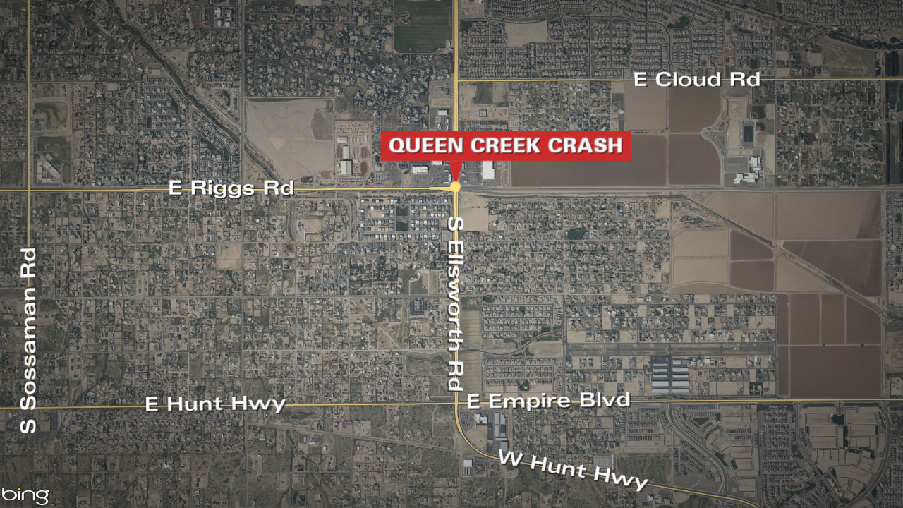 Two dead, three injured in Queen Creek crash