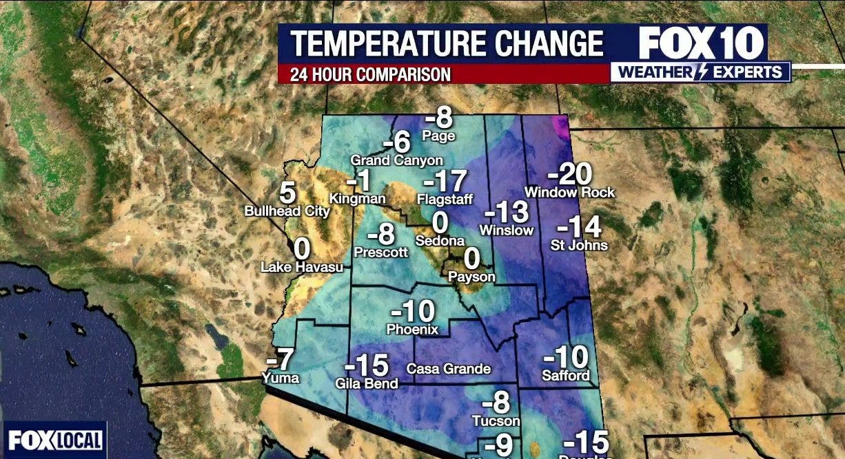 Arizona weather forecast: Dry conditions expected this weekend