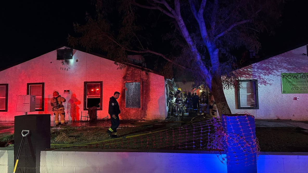 Phoenix fire investigators seek cause of blaze that displaced 11 people