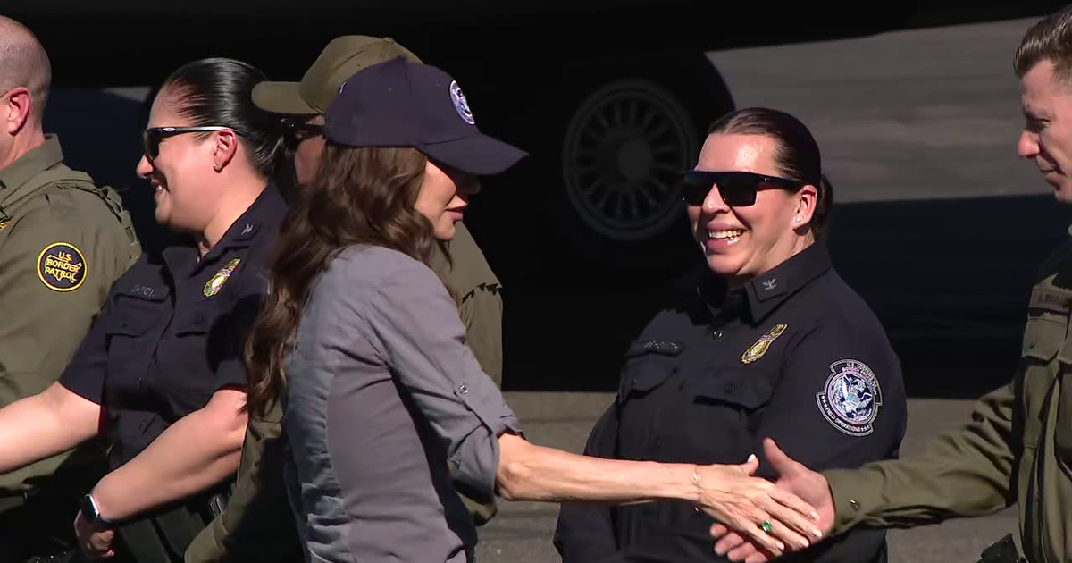 DHS Secretary Kristi Noem arrives in Phoenix ahead of border survey