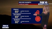 Record warmth expected this week in Phoenix