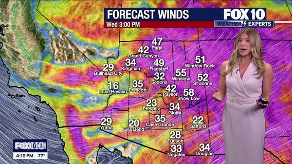Arizona weather forecast: Several storm systems expected to move in