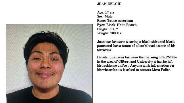 Arizona missing persons cases - 2026