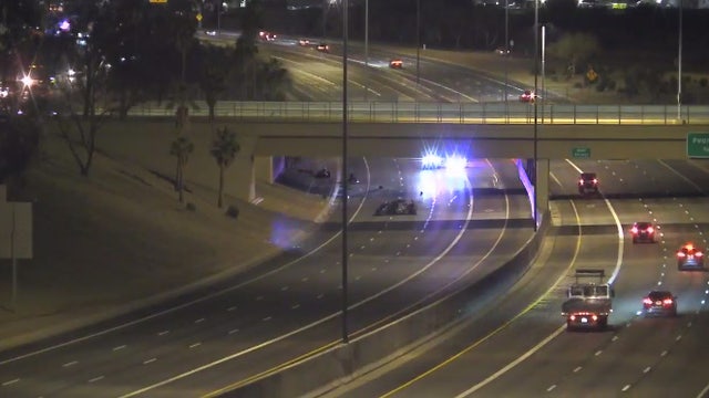 1 hurt in Loop 101 crash at Grand Avenue