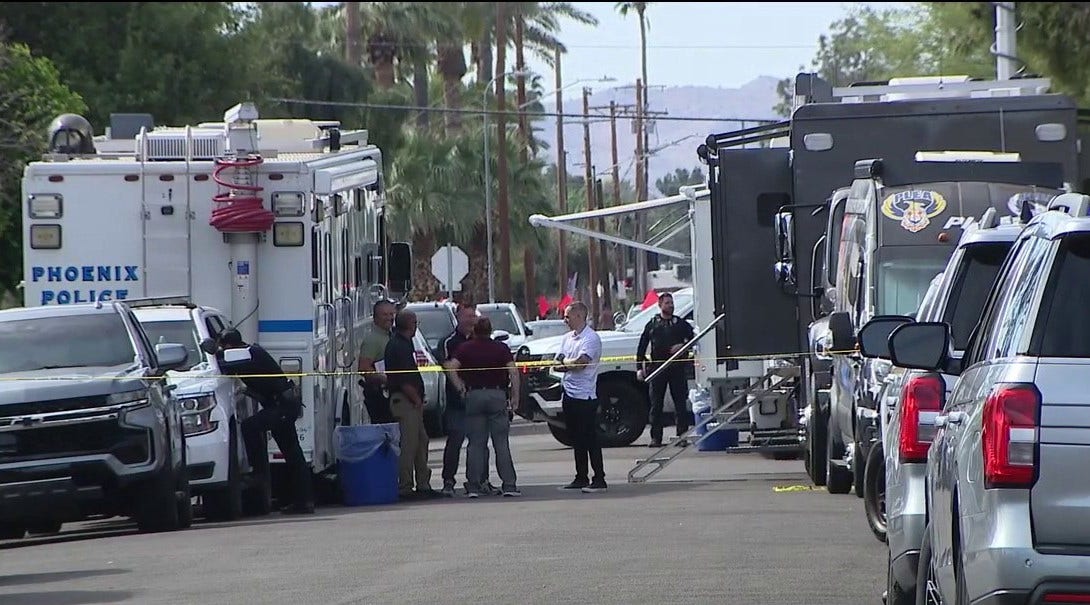 Officers shoot man accused of opening fire on Phoenix police helicopter