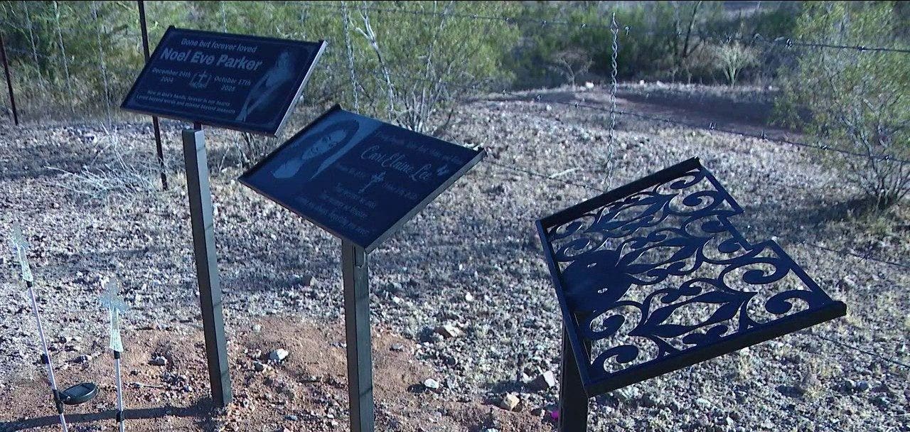 'Acts of a coward': Memorial vandalized for victims of fatal Gold Canyon crash