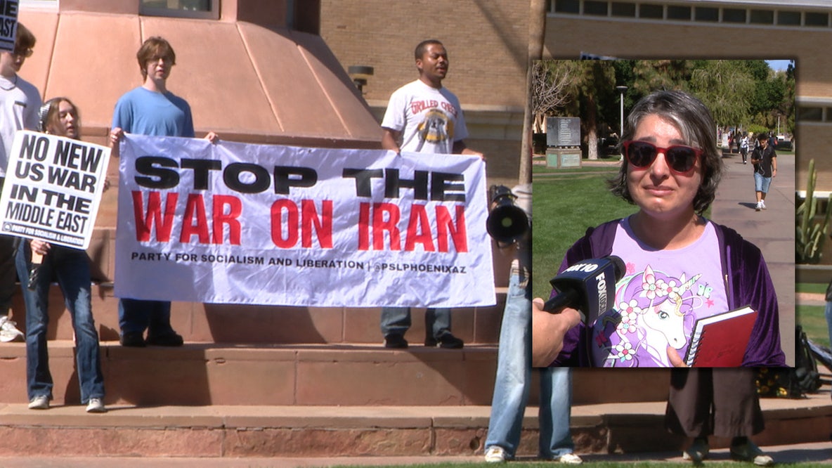 Iranian student speaks out amid anti-war protests at ASU: 'The USA is on the right side of history'