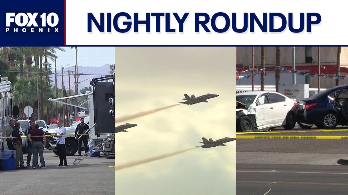 Shots fired at police helicopter, officer hurt in 'erratic driver' pursuit | Nightly Roundup