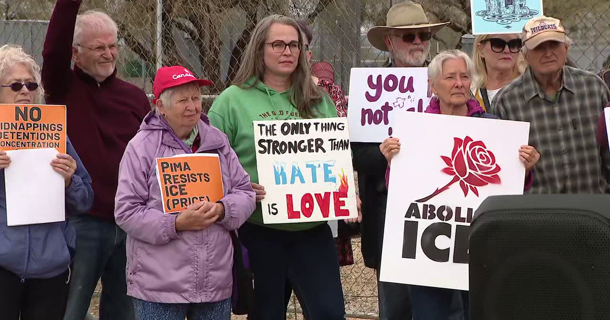 Protesters rally against proposed ICE detention center at former Arizona prison