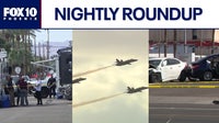 Shots fired at police helicopter, officer hurt in 'erratic driver' pursuit | Nightly Roundup
