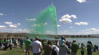 Fountain Hills transforms tallest U.S. fountain into green spectacle