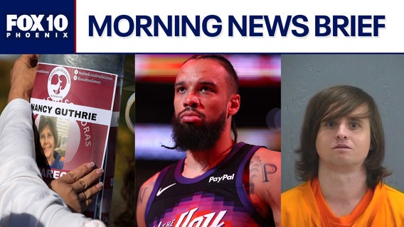 Nancy Guthrie search continues; Suns star arrested in Scottsdale l Morning News Brief