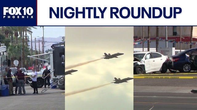 Shots fired at police helicopter, officer hurt in 'erratic driver' pursuit | Nightly Roundup
