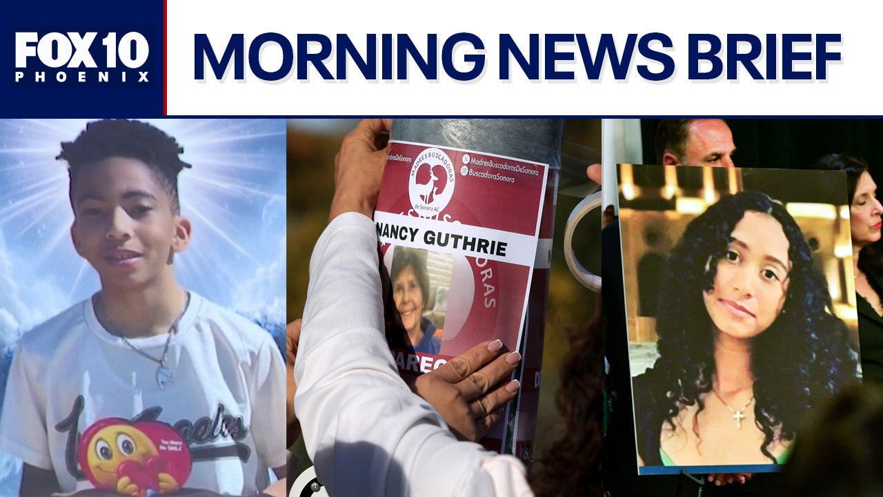 Valley family mourns child killed in car crash; Nancy Guthrie latest updates l Morning News Brief