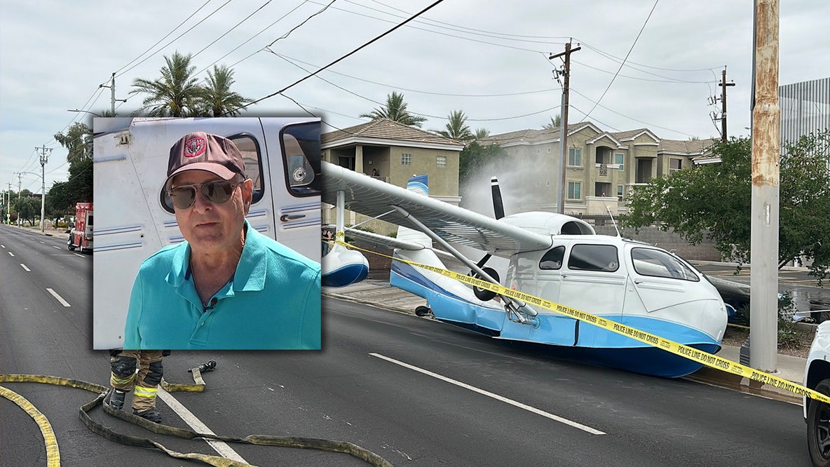 Pilot speaks out after small plane crash-lands onto Phoenix road