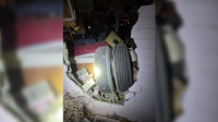 Cement truck tires crashed into AZ man's home