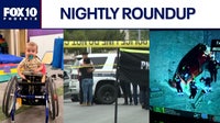 Man found shot after crash; police rescue missing woman | Nightly Roundup