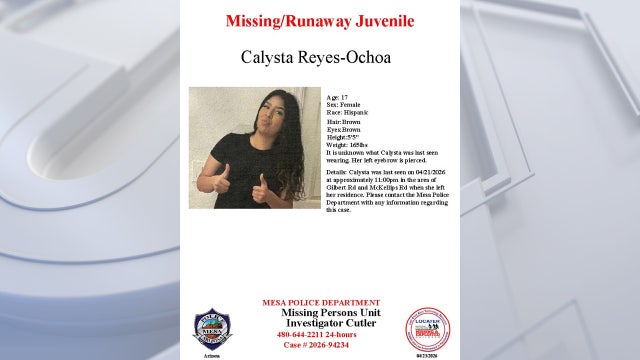 Arizona missing persons cases - 2026