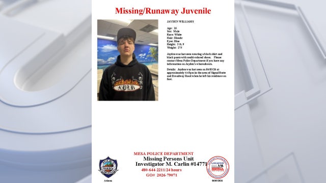 Arizona missing persons cases - 2026