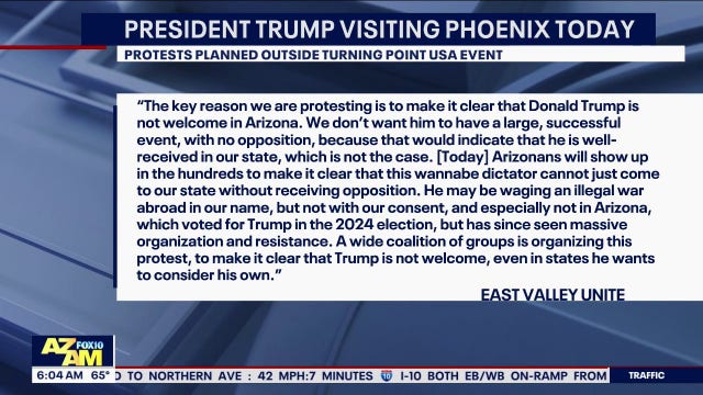 President Trump scheduled to speak at Turning Point USA event in Phoenix