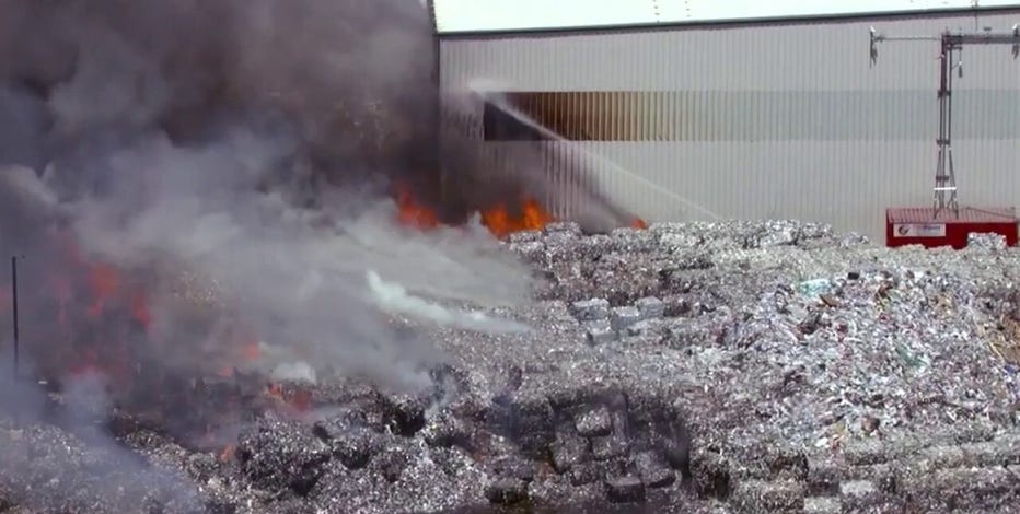 Recycling plant fire in Surprise sends heavy smoke across Loop 303; containment expected to take days