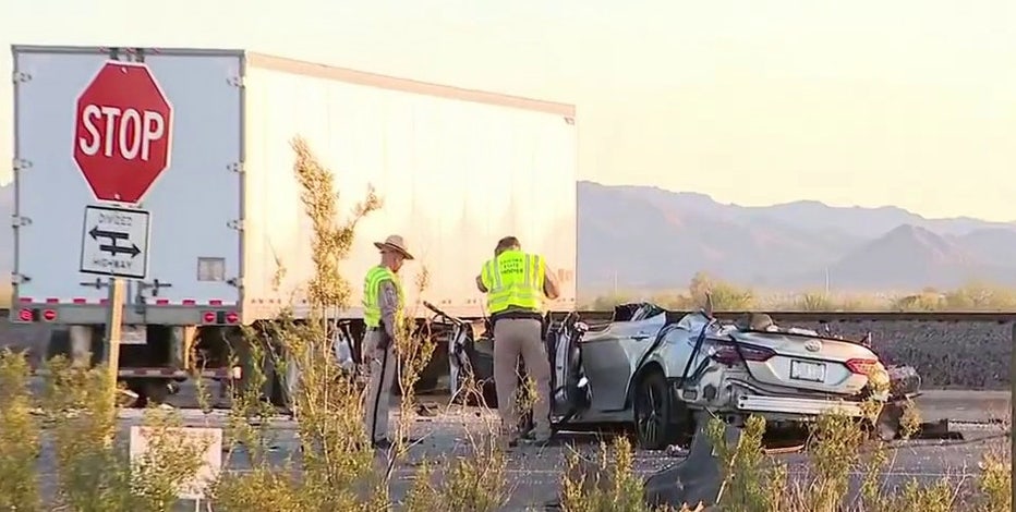 1 dead in Wittmann semi-truck crash on U.S. 60