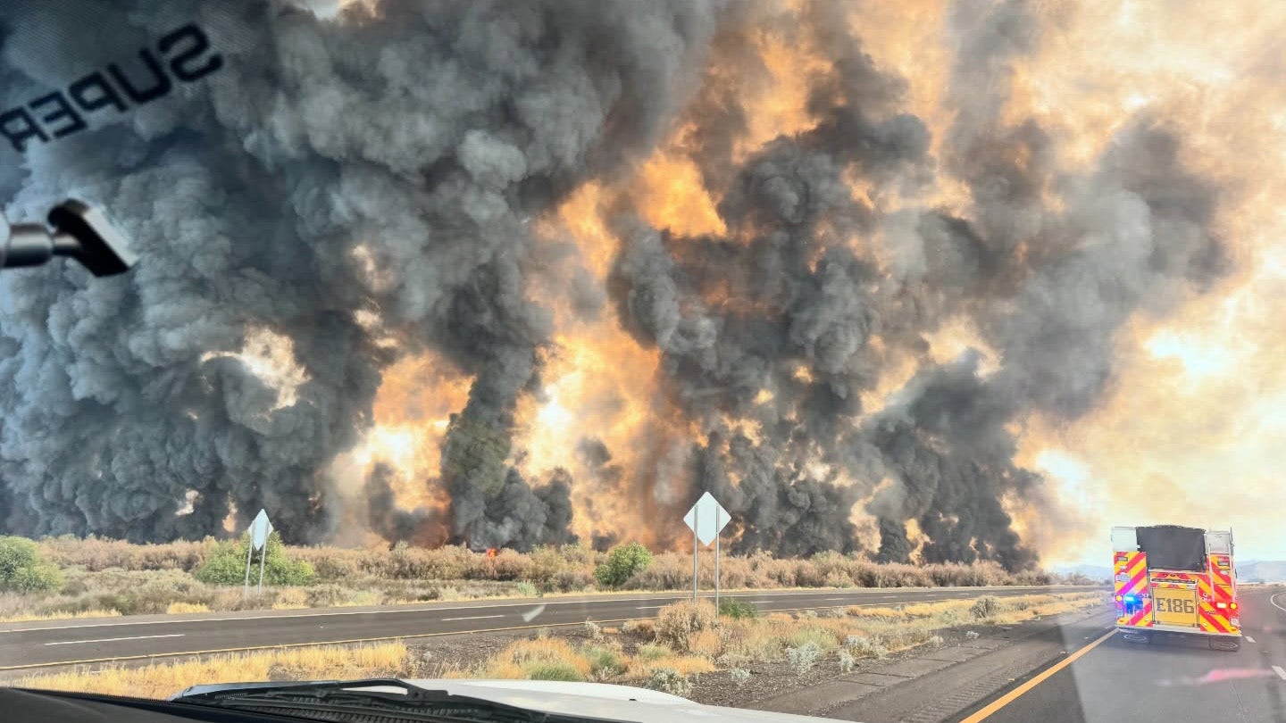 Hazen Fire: Containment for 1,000+-acre blaze nears 50%