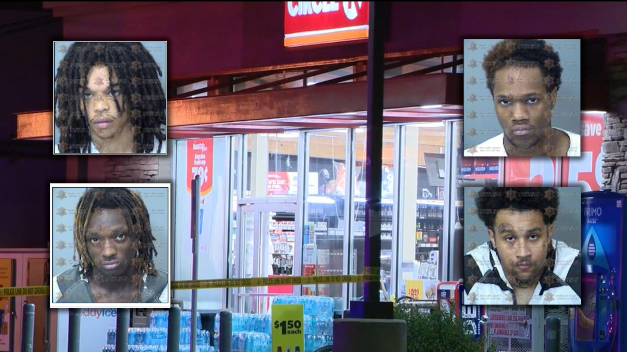 5 men arrested after series of gunfire, police shooting in Scottsdale