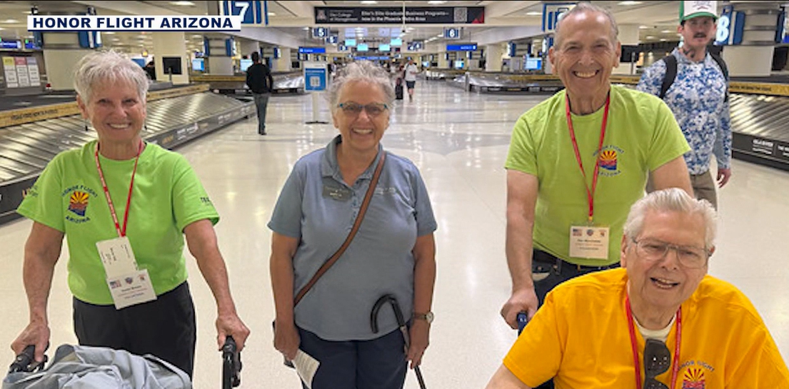 'It is so moving': Veterans head to national monuments on Honor Flight Arizona
