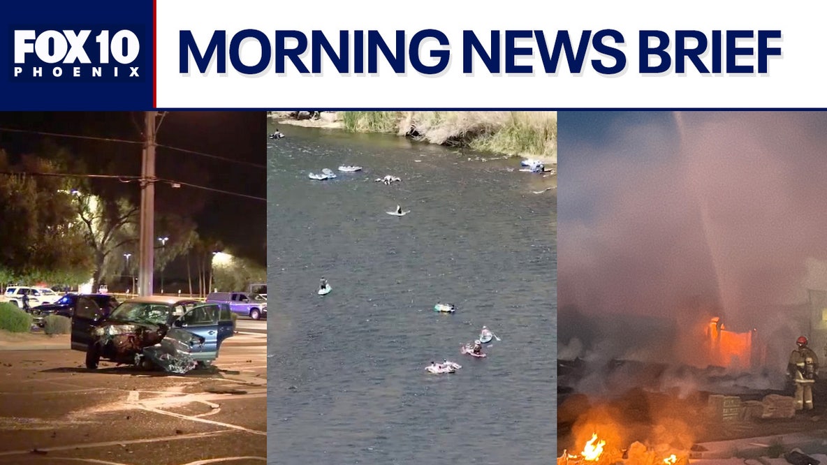Fiery Phoenix crash leaves 1 dead; grieving mom's message after Salt River drownings l Morning News Brief