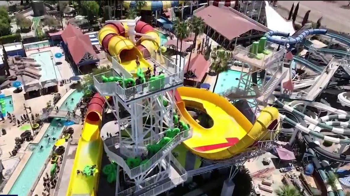 Golfland Sunsplash debuts 10-story water slide