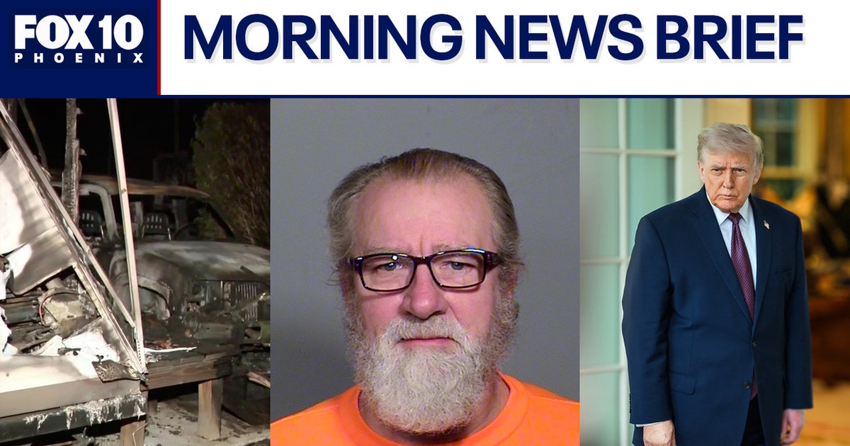 From a destructive brush fire that has burned RVs and cars northwest of Phoenix to authorities seeking the death penalty against an inmate accused of killing three of his fellow prisoners, here's a look at your top headlines for the morning of May 13.