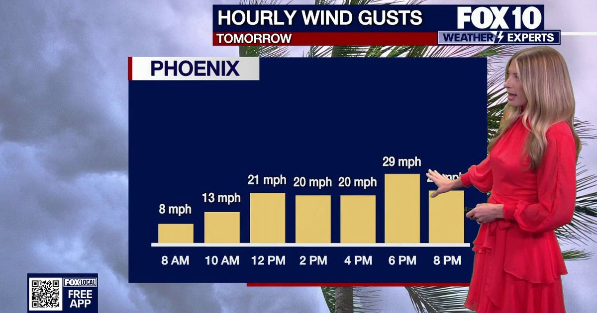 Arizona weather forecast: Low pressure churning over California