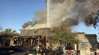 Massive fire burns vacant buildings in Phoenix