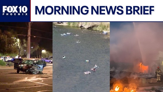 Fiery Phoenix crash leaves 1 dead; grieving mom's message after Salt River drownings l Morning News Brief