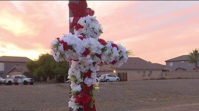 Memorial held for Ashtin Evans at site of fatal El Mirage shooting