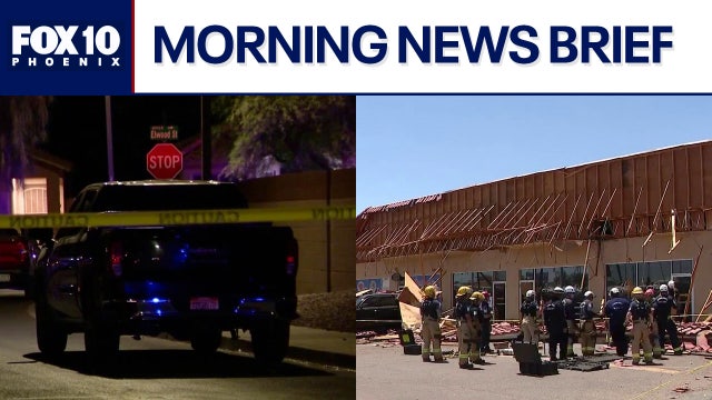 Deadly West Valley triple shooting; strip mall roof collapse caught on camera l Morning News Brief