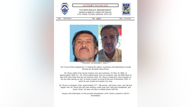 Arizona missing persons cases - 2026