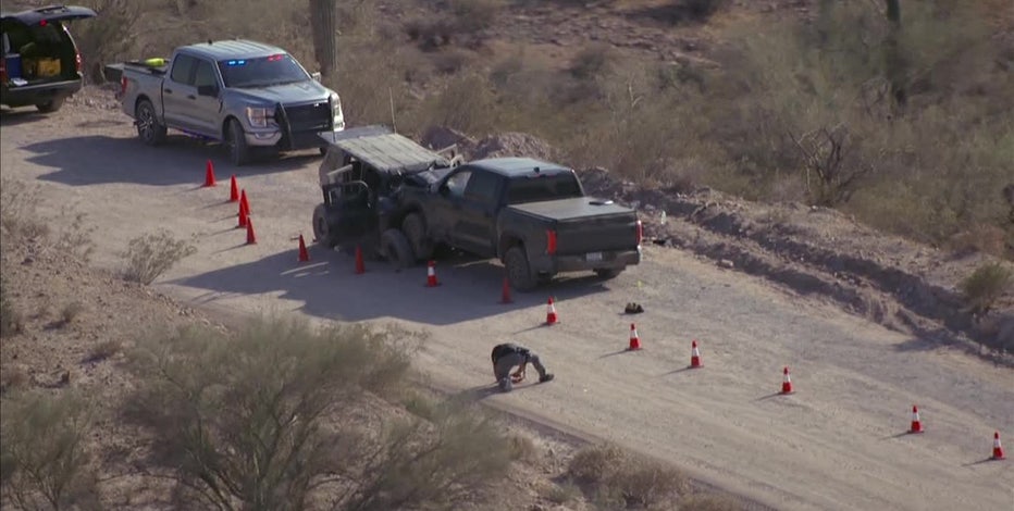 9 hospitalized after crash involving pickup truck and UTV