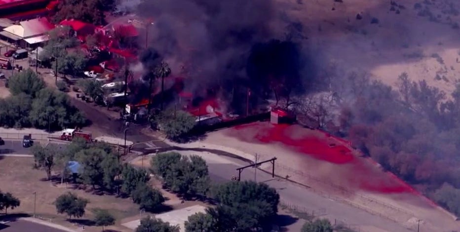 Jones Fire: Human-caused fire burns through Wickenburg RV park
