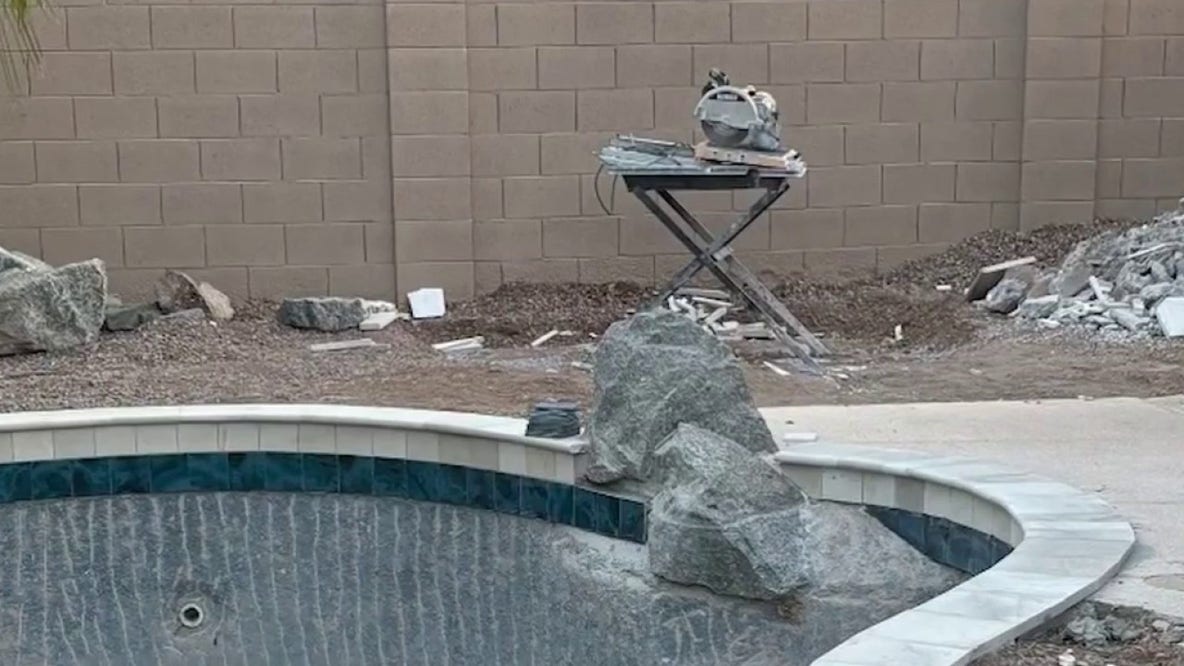 Scottsdale pool contractor accused of leaving Arizona homeowners with unfinished projects