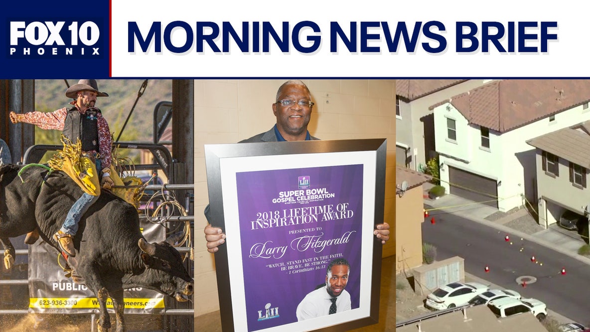 Bull rider killed in East Valley motorcycle crash; Larry Fitzgerald's father dies l Morning News Brief