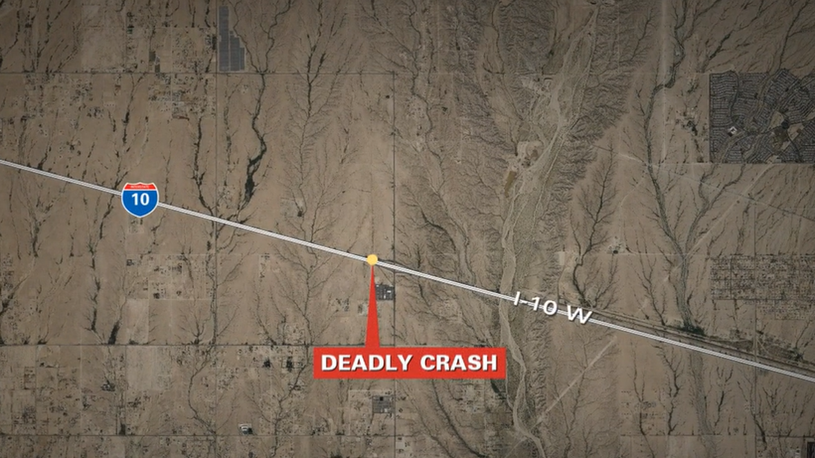 Wrong-way driver dies, 4 others hospitalized after I-10 crash